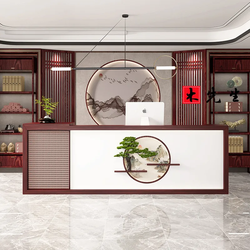 Biurko recepcyjne z litego dre – Spa Wellness Hotel recenzja i cena
