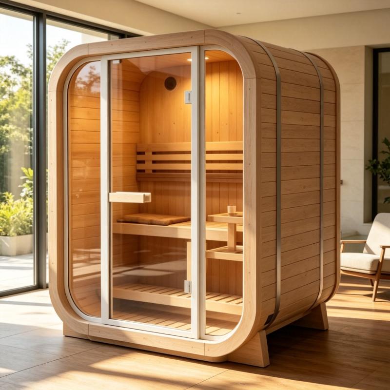 Duża, niestandardowa sauna z l – Spa Wellness Hotel recenzja i cena