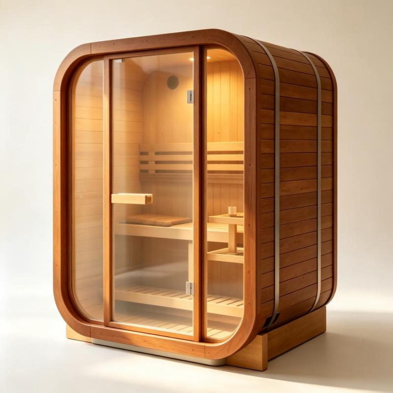 Duża, niestandardowa sauna z l – Spa Wellness Hotel recenzja i cena