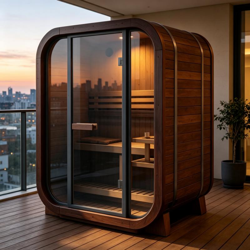 Duża, niestandardowa sauna z l – Spa Wellness Hotel recenzja i cena